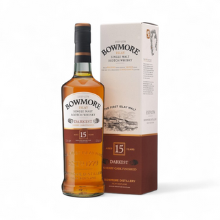 Whisky Bowmore Darkest 15 ani 43%, 0.7L