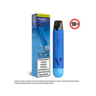 VUSE GO 1000 PEN BLUE RASPBERRY 20MG/ML