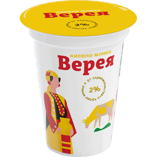 Верея кисело мляко 2% 400 ГР / 38910375