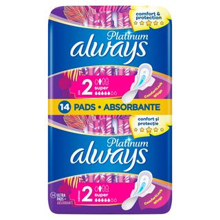 Ulošci Always Platinium Super Duo 14/0