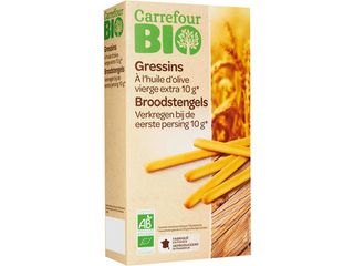 Grisine Cu Ulei De Masline Carrefour Bio 125G