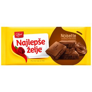 Najlepše Želje Čokolada Noisette 180g