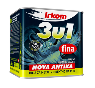 3u1 An Boja za metal fina bordo 1kg Irkom 87510005