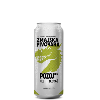 Zmajska pivovara Pozoj IPA 0,5 L limenka