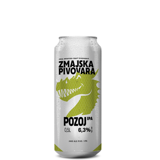 Zmajska pivovara Pozoj IPA 0,5 L limenka