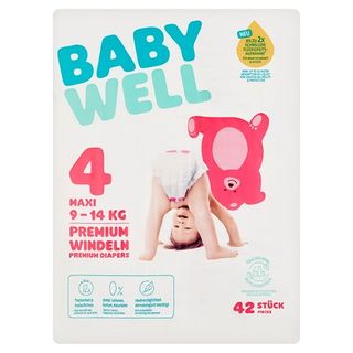 Babywell Scutece  4 Maxi  9-14 kg, 42 buc