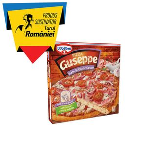 Pizza Guseppe Dr. Oetker cu sunca si usturoi, 440g