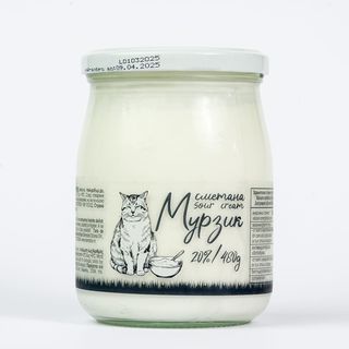 704054 - Сметана Мурзик 20% 480 гр