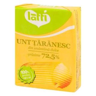 LATTI Unt din smantana dulce 72.5%, 180g