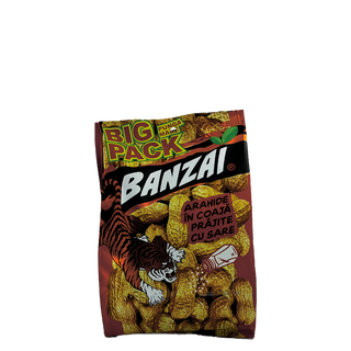 BANZAI Arahide cu coajă 170g