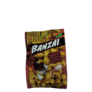 BANZAI Arahide cu coajă 170g