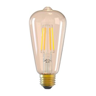 Bec WiFi Filament Tellur Smart, E27, 6W, fumuriu, lumina alba/calda, reglabil