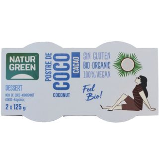 NATUR GREEN organic desert kokos kakao 250 GR | 8436542190589