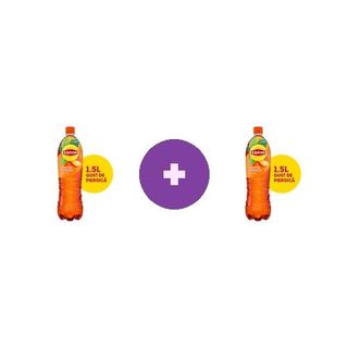 2 X Lipton Ice Tea Piersica, bautura cu extract de ceai negru si suc de piersici, pet, 1.5L
