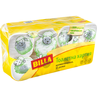 BILLA Тоалетна хартия ароматизирана 3пласта 16 БР / 38941981