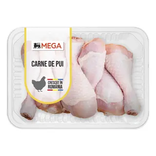 MEGA, Pulpe inferioare de pui, cu os si piele +/-0.900 Kg (ID 83599)