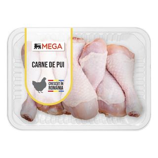 MEGA, Pulpe inferioare de pui, cu os si piele +/-0.900 Kg (ID 83599)