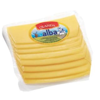 Cașcaval de Olanda feliat Alba