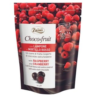 Čoko fruit brusnica malina 125 g