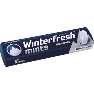 Bomboane mentolate Winterfresh Strong Mint 28 g