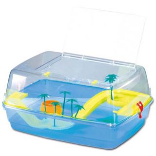FOP Acvariu din plastic pentru broaşte ţestoase CORFU 53x38x25,5cm, 50 litri (COD MPS510601X64390)