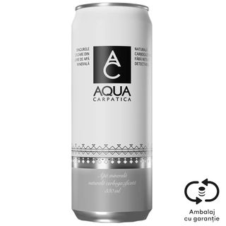 Aqua Carpatica, Apa minerala naturala carbogazificata 330ml (ID 43554)