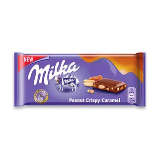 Milka Ciocolata Alune Caramel 90G
