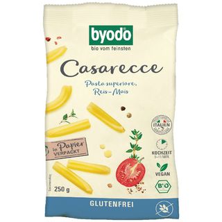 BYODO organic tjestenina riža kukuruz casarecce 250 GR | 4018462148808