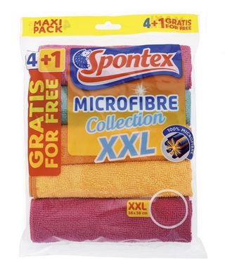 Mikrofiber krpe Microfibre XXL 36x38cm 4+1 Spontex 19780037