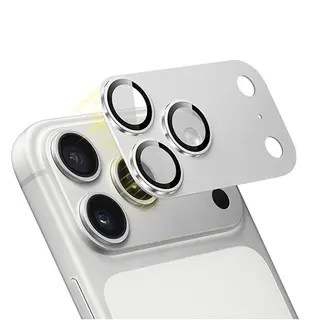 Set Folii Camera Cellara Sapphire 360 Metal Pentru iPhone 17 Pro - Argintiu,WS81205