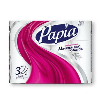  PAPIA Hârtie igienică 3 str.10+2buc