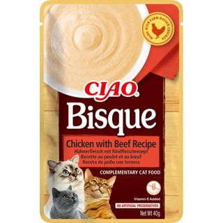 Hrana umeda pentru pisici Ciao Cat Piure Pui&Vita 40g