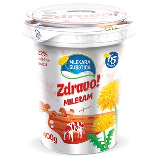 Mlekara Subotica zdravo suboticki mileram 22%m.m 400g