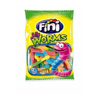 Jeleuri viermi acrisori Fini Jelly Worms, 80 g