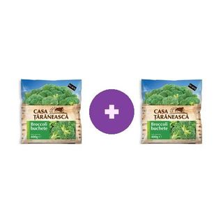Broccoli buchete 400g, Casa Taraneasca , 2 la pret de 1