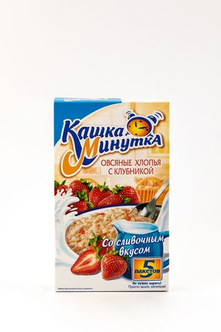 КАШКА-МИНУТКА Fulgi de ovaz cu capsuna, frisca 215g