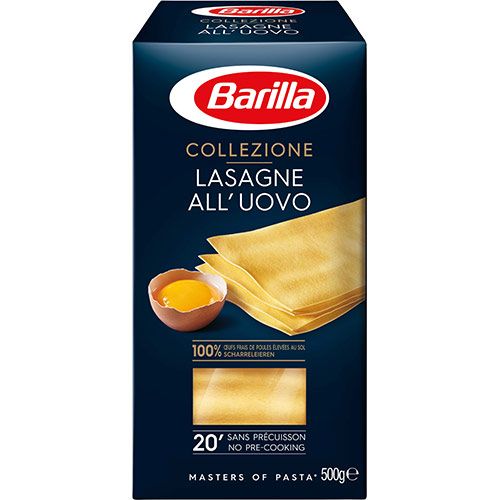 Barilla лазаня с ЯЙЦА  500g