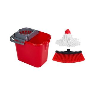 Set curățenie material: plastic 4 piese/set 1 buc
