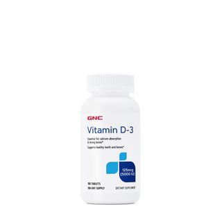 GNC Vitamina D-3 5000UI 180 tablete