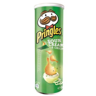 Прингълс Чипс Сметана и Лук 165г