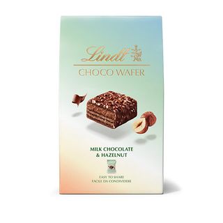Lindt вафла млечен шоколад и лешници 135 г / 20656365