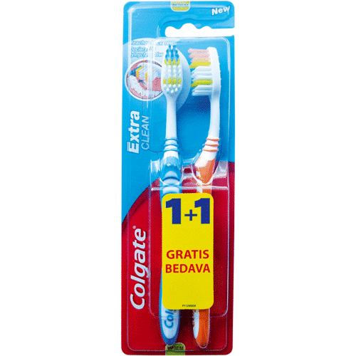 Четка за зъби Extra Clean 1+1 Colgate
