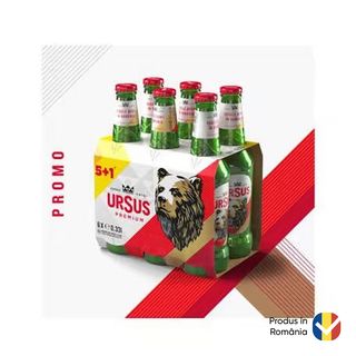 Ursus Bere 6Pack Sticla 0.33L (5+1)