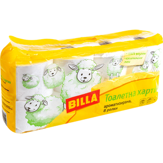 BILLA Тоалетна хартия ароматизирана 3пласта 8 БР / 38941979