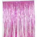 Дождик для украшения помещения (Розовый)