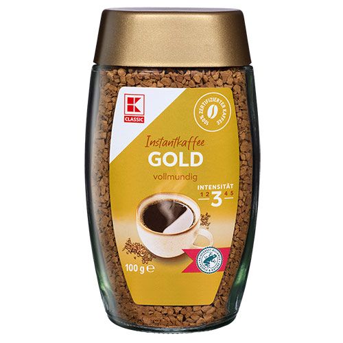 K-Classic Gold разтворимо кафе 40% Arabica 60% Robusta