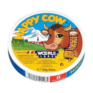 SIR TOPLJENI NAMAZNI HAPPY COW REGULAR 55% WOERLE 140G SILBO 034845