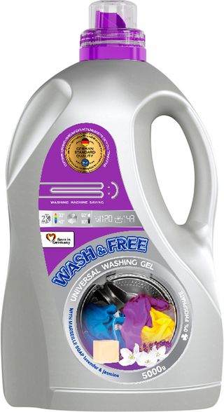 WASH&FREE Detergent lichid. Jasmin 5l