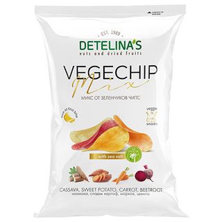 Detelina´s Зеленчуков чипс микс 60 г / 20897411
