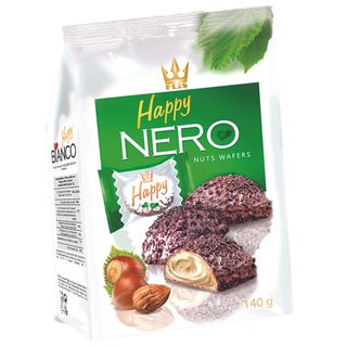 Happy nero - vafel s lješnjakom 140 g